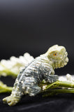 Lizard Reptile Serpentine Crystal Carving