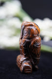 Owl Tigers Eye Crystal Carving