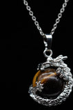 Whole Dragon Crystal Sphere with Necklace (Various Options)