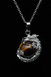 Whole Dragon Crystal Sphere with Necklace (Various Options)