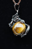 Whole Dragon Crystal Sphere with Necklace (Various Options)