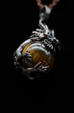 Whole Dragon Crystal Sphere with Necklace (Various Options)