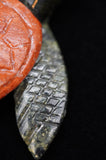 Swimming Turtle Serpentine Carnelian Crystal Carving