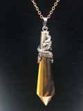 Dragon Crystal Point Necklace