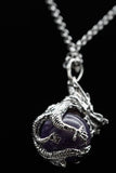 Whole Dragon Crystal Sphere with Necklace (Various Options)