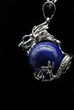 Whole Dragon Crystal Sphere with Necklace (Various Options)