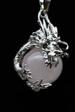 Whole Dragon Crystal Sphere with Necklace (Various Options)