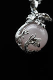 Whole Dragon Crystal Sphere with Necklace (Various Options)