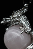 Whole Dragon Crystal Sphere with Necklace (Various Options)