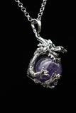 Whole Dragon Crystal Sphere with Necklace (Various Options)