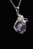 Whole Dragon Crystal Sphere with Necklace (Various Options)