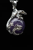 Whole Dragon Crystal Sphere with Necklace (Various Options)