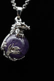 Whole Dragon Crystal Sphere with Necklace (Various Options)