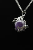 Whole Dragon Crystal Sphere with Necklace (Various Options)