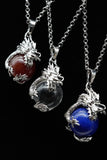 Whole Dragon Crystal Sphere with Necklace (Various Options)