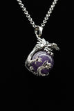 Whole Dragon Crystal Sphere with Necklace (Various Options)