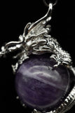 Whole Dragon Crystal Sphere with Necklace (Various Options)