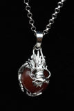 Whole Dragon Crystal Sphere with Necklace (Various Options)