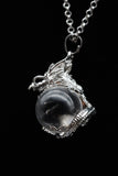 Whole Dragon Crystal Sphere with Necklace (Various Options)