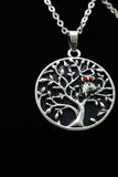 Reversible Owl Tree of Life Pendant Necklace (Various Options)