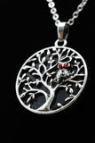 Reversible Owl Tree of Life Pendant Necklace (Various Options)