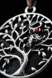 Reversible Owl Tree of Life Pendant Necklace (Various Options)