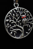 Reversible Owl Tree of Life Pendant Necklace (Various Options)