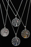 Reversible Owl Tree of Life Pendant Necklace (Various Options)