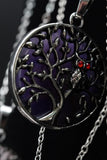 Reversible Owl Tree of Life Pendant Necklace (Various Options)