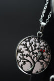 Reversible Owl Tree of Life Pendant Necklace (Various Options)