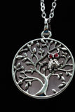 Reversible Owl Tree of Life Pendant Necklace (Various Options)