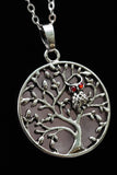 Reversible Owl Tree of Life Pendant Necklace (Various Options)