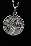 Reversible Owl Tree of Life Pendant Necklace (Various Options)