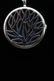 Om Tree of Life Flower of Life Fairy Pentagram Symbol Crystal Gemstone Lockets